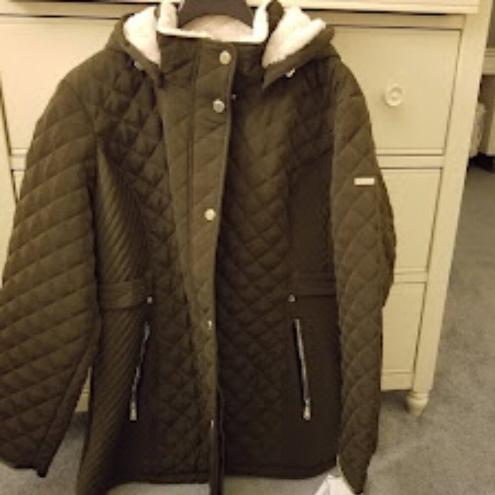 Green Coat from Laundry by Shelli Segal
